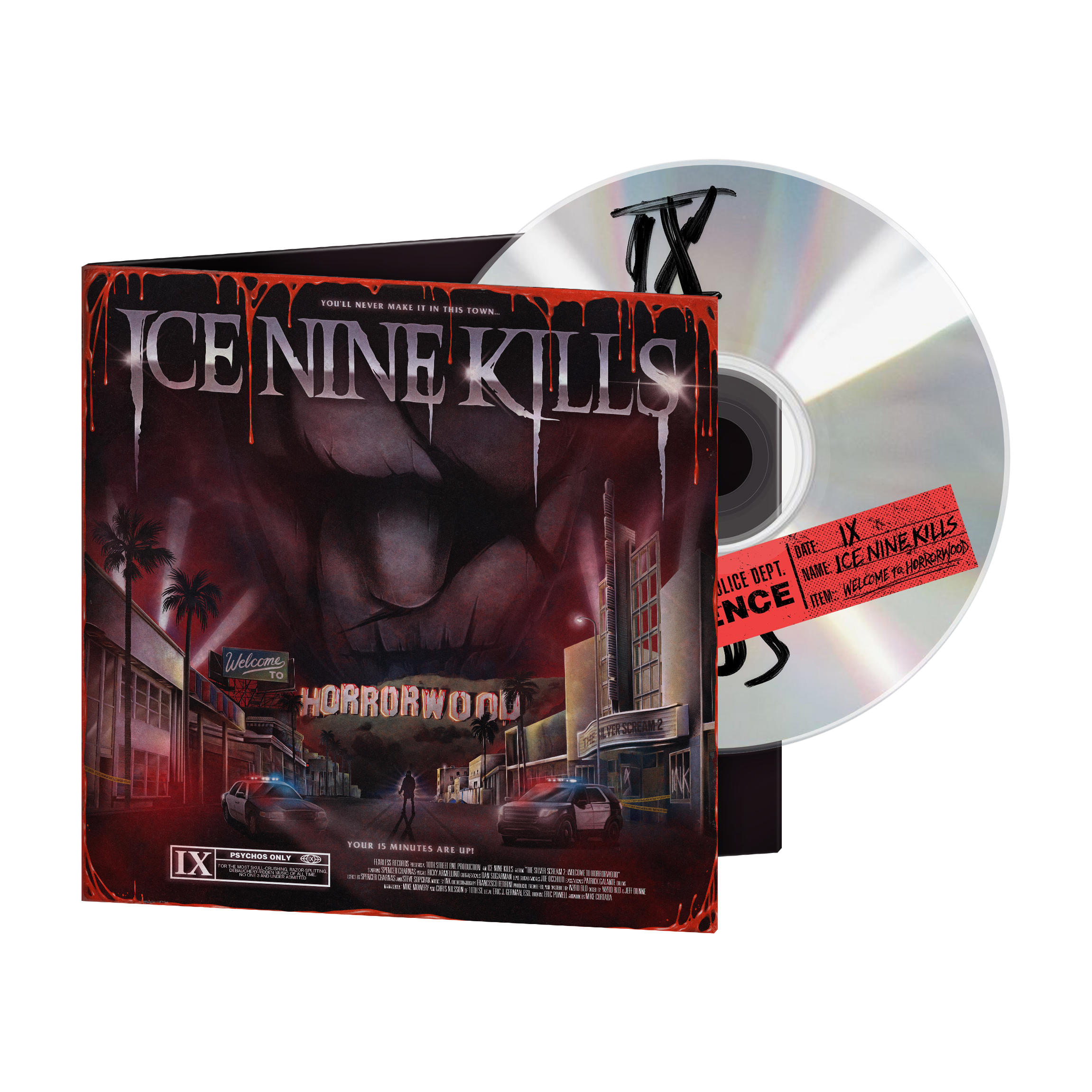 Signed Ice Nine Kills Silver Scream 2 CD hot